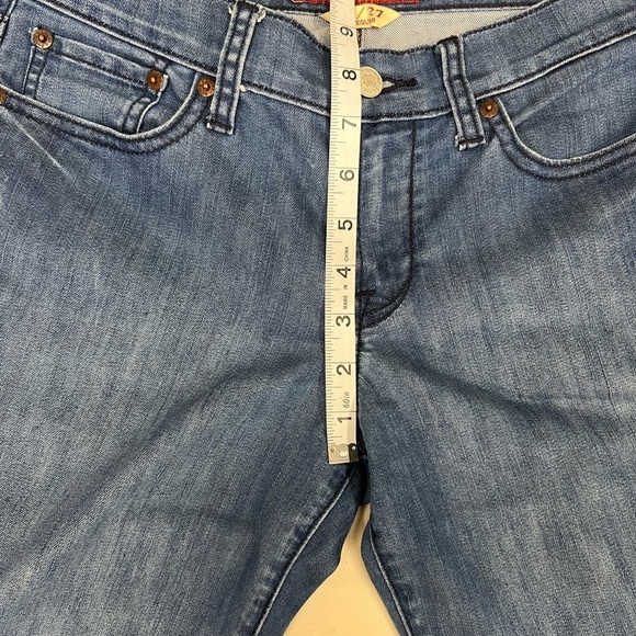 Lucky Brand Vintage Red Tag Sweet n Low Bootcut Embellished Pocket Jeans Size 27 - Picture 9 of 11